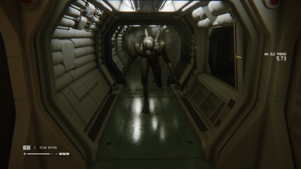 Alien Isolation: Alien running towards you