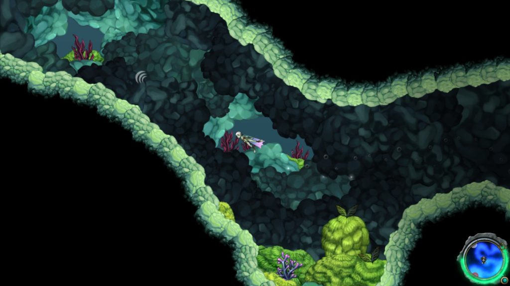 Aquaria: game scene