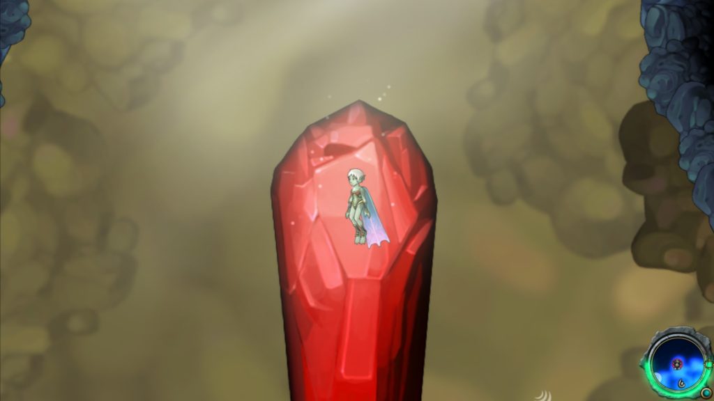 Aquaria: a red crystal